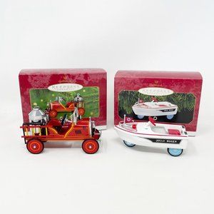 Lot 2 Hallmark Kiddie Car Classics Ornaments